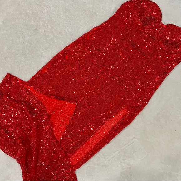 Jessica Rabbit Costume Dress with Gloves, Wig Included!!! - Picture 4 of 16